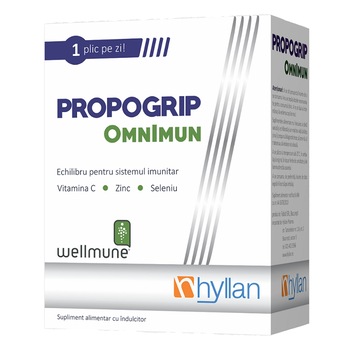 Supliment alimentar PropoGrip Omnimum, Hyllan, 10 plicuri Supliment alimentar PropoGrip Omnimum, Hyllan, 10 plicuri