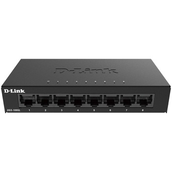 Switch D-Link DGS-108GL, 8-Port Gigabit Switch D-Link DGS-108GL, 8-Port Gigabit