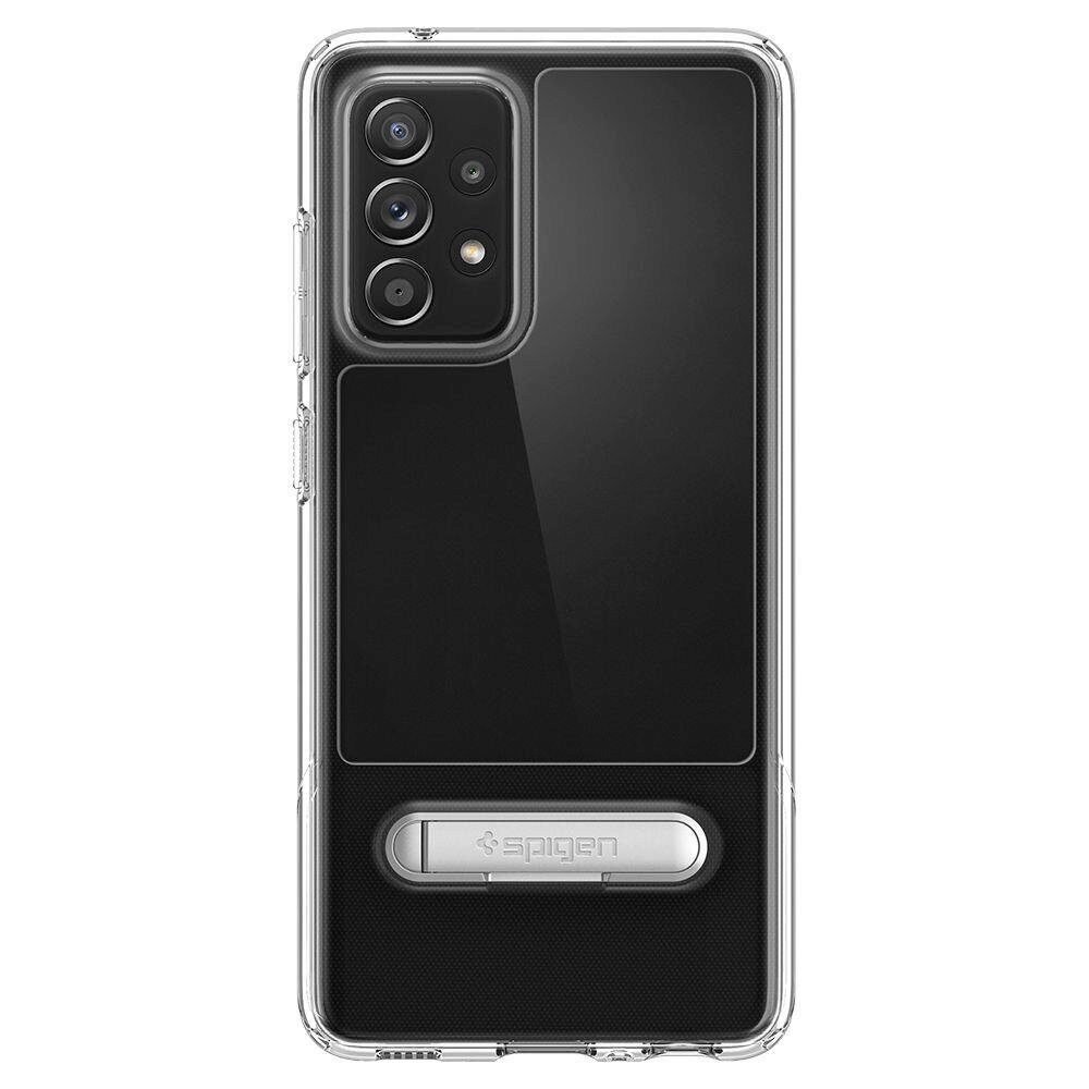 Husa Antisoc Spigen Slim Armor Essential pentru Samsung Galaxy A52 4G / A52 5G, Functie Stand, Crystal Clear