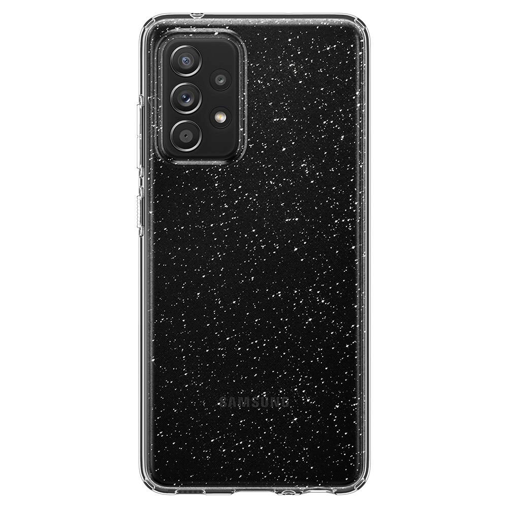 Husa Spigen Liquid Crystal Glitter pentru Samsung Galaxy A52 4G / A52 5G2, Transparent
