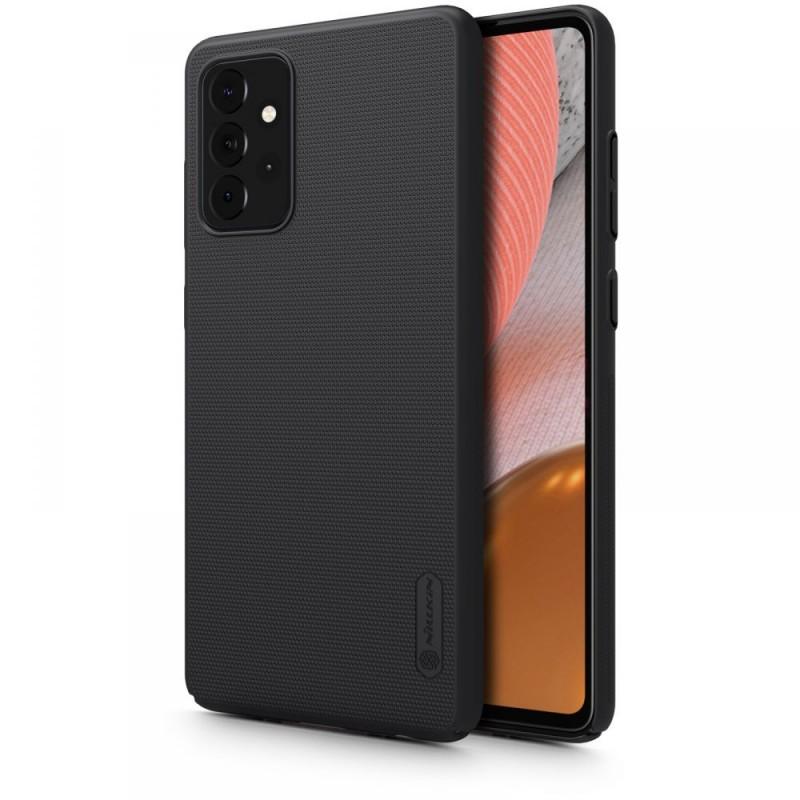 Carcasa Nillkin Frosted Shield compatibila cu Samsung Galaxy A72 Black