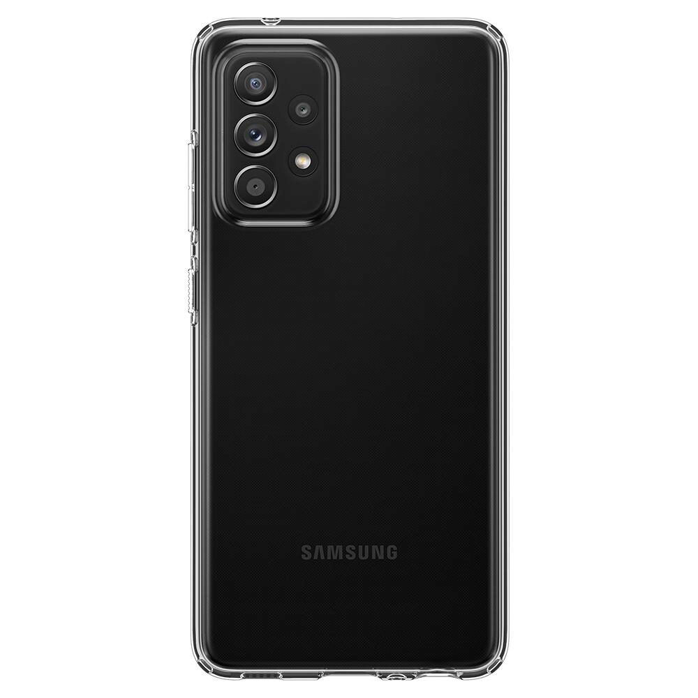 Husa Spigen Liquid Crystal pentru Samsung Galaxy A52 4G / A52 5G, Transparent