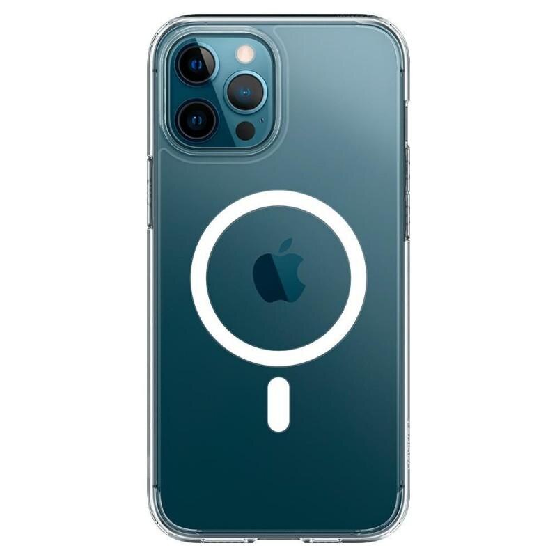 Carcasa Spigen Ultra Hybrid MagSafe compatibila cu iPhone 12 Pro Max White
