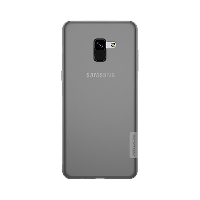 Husa Nillkin compatibil cu Samsung Galaxy A8+ (2018), A730F, Nature TPU Case, Grey