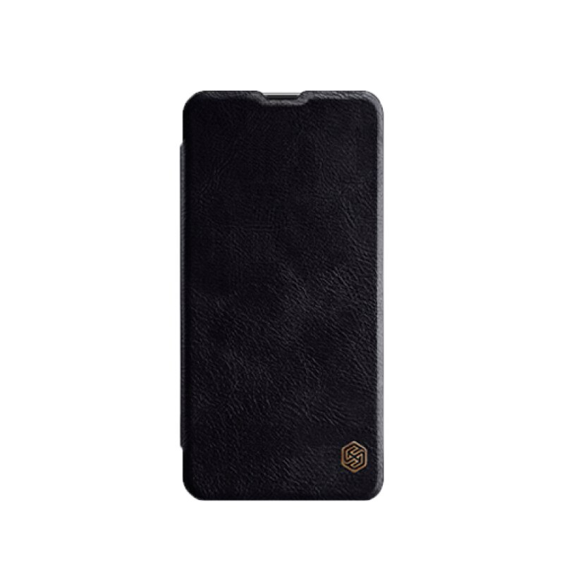 Husa Nillkin compatibil cu Samsung Galaxy A8s, Qin Leather Case, Black