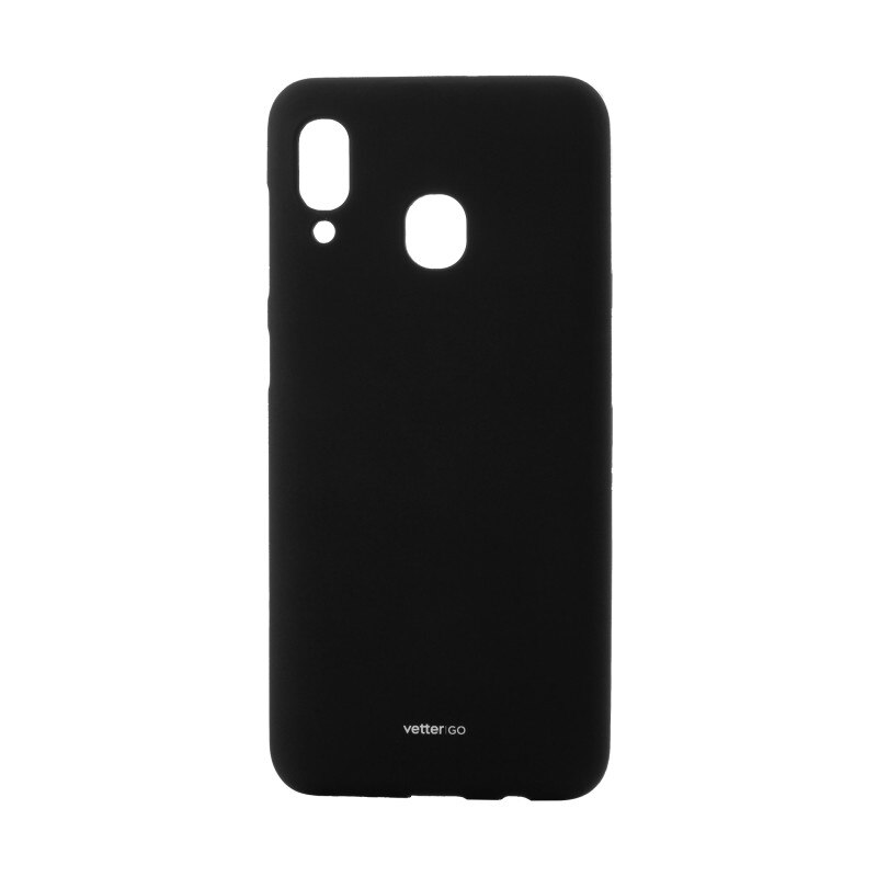 Husa compatibila cu Samsung Galaxy A30, Vetter GO, Soft Touch, Black