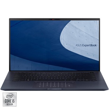 Laptop ultraportabil ASUS ExpertBook B9450FA cu procesor Intel Core i5-10210U pana la 4.20 GHz, 14 Laptop ultraportabil ASUS ExpertBook B9450FA cu procesor Intel Core i5-10210U pana la 4.20 GHz, 14