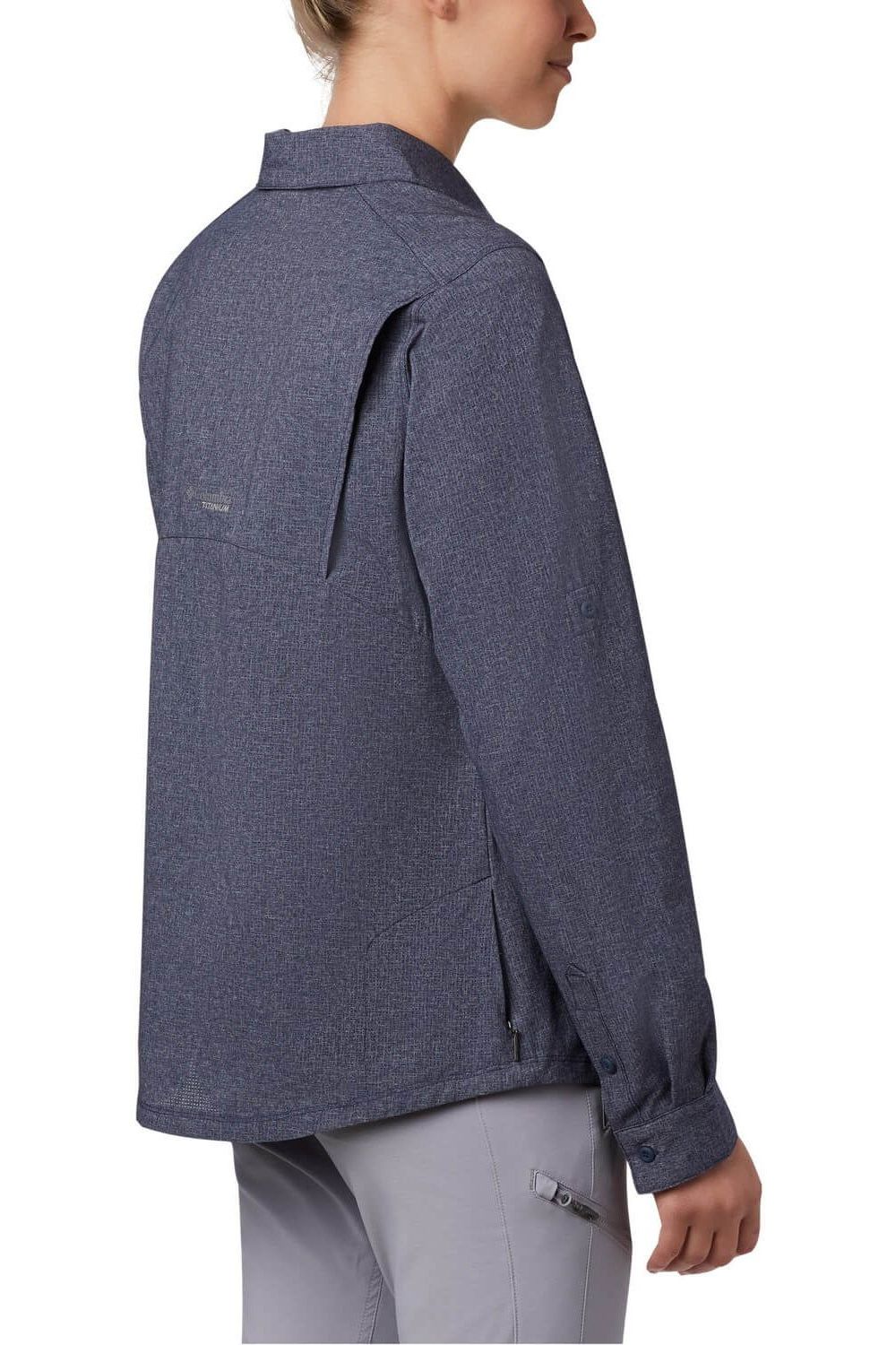 Defective Meander Andes Camasa de dama, Columbia Irico Long Sleeve Shirt, Albastru, XL - eMAG.ro