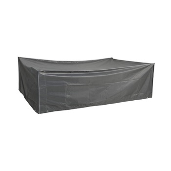 Husa pentru set masa cu 8 scaune gradina, 310 x 130 x 60 cm, ATS, din poliester 210D laminat cu PVC cu protectie impotriva radiatiilor solare Husa pentru set masa cu 8 scaune gradina, 310 x 130 x 60 cm, ATS, din poliester 210D laminat cu PVC cu protectie impotriva radiatiilor solare