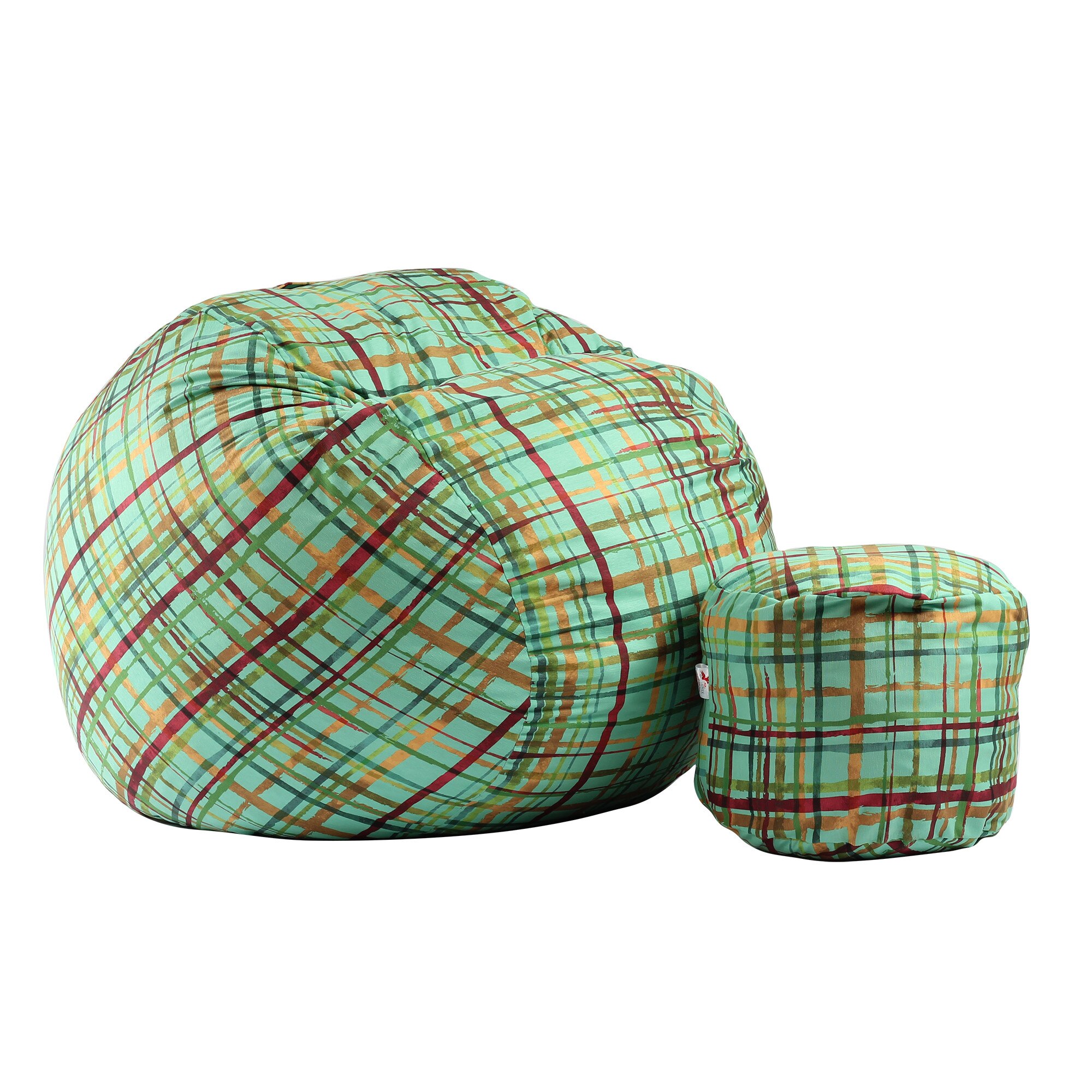Fotoliu King Size cu Otoman, Over the Ocean (Gama Premium Textil) umplut cu fulgi de burete memory mix