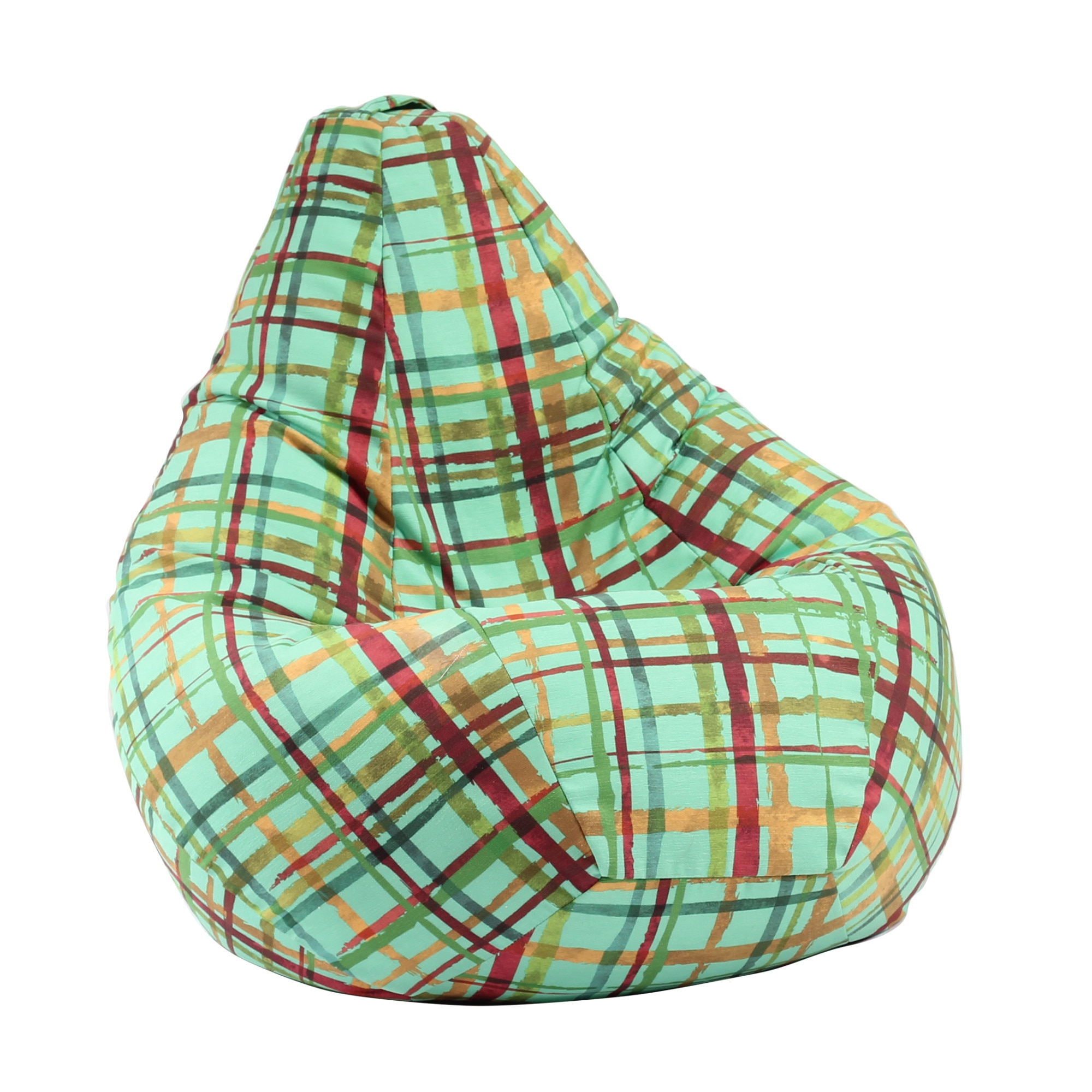 Fotoliu beanbag pentru Copii (4-14 ani), Over the Ocean (Gama Premium Textil),husa detasabila, umplut cu perle polistiren