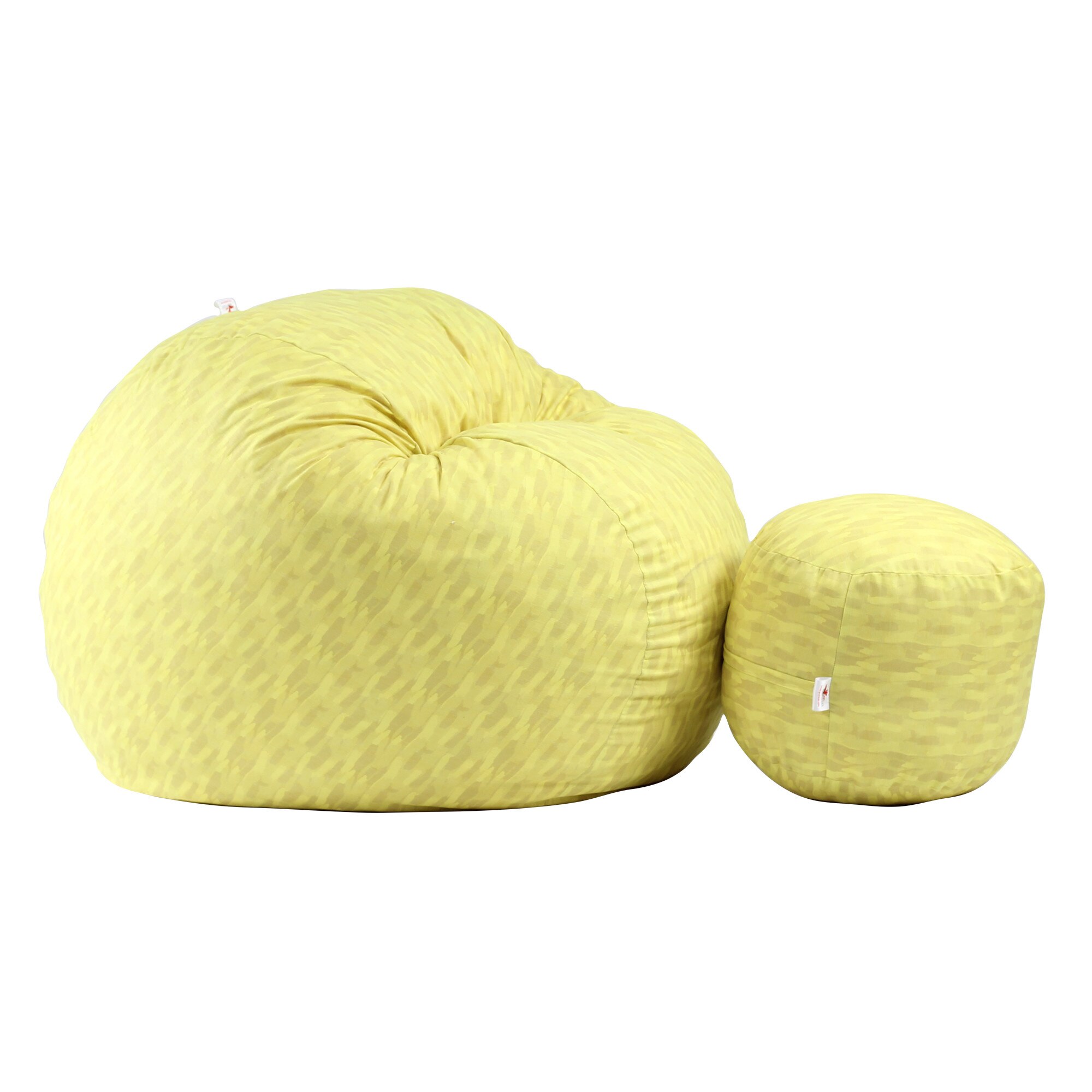Fotoliu King Size cu Otoman, LuLuLemon (Gama Premium Textil) umplut cu fulgi de burete memory mix