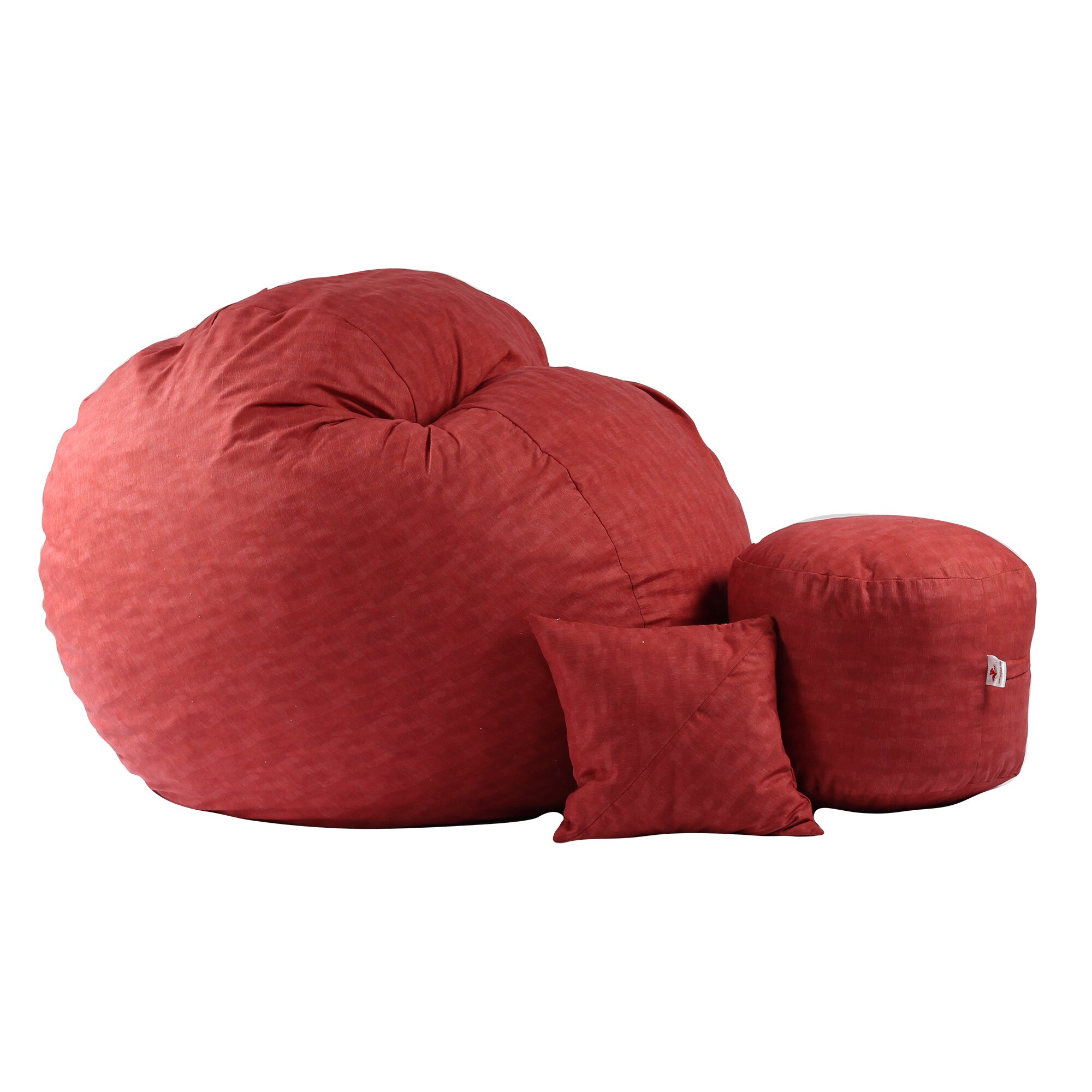 Fotoliu King Size,Otoman cu Perna decorativa, Carissma (Gama Premium Textil) umplut cu fulgi de burete memory mix