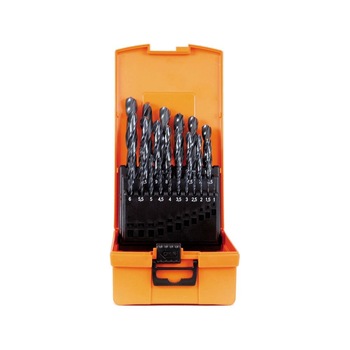 Set burghie metal elicoidale PROJAHN, HSS-R DIN 338 Typ N ECO, 1-13mm, 25 buc/set Set burghie metal elicoidale PROJAHN, HSS-R DIN 338 Typ N ECO, 1-13mm, 25 buc/set