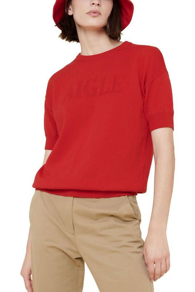 Tricou pentru dama Aigle Plilippi, Rosu, S