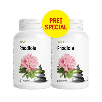 Pachet Rhodiola, Alevia, 120 comprimate Pachet Rhodiola, Alevia, 120 comprimate