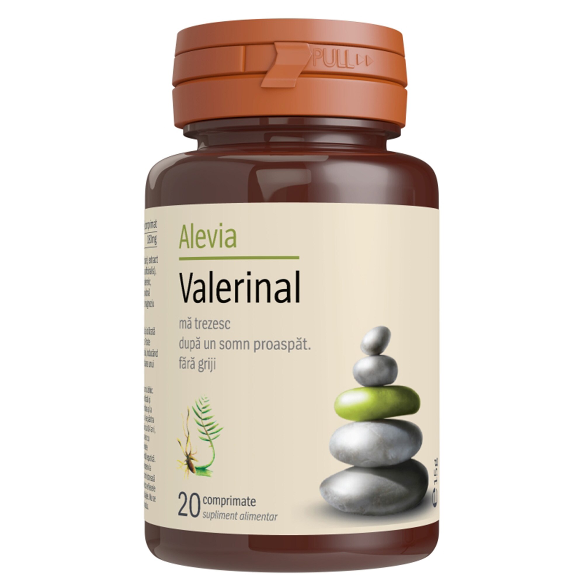Supliment alimentar Valerinal, Alevia, 20 comprimate