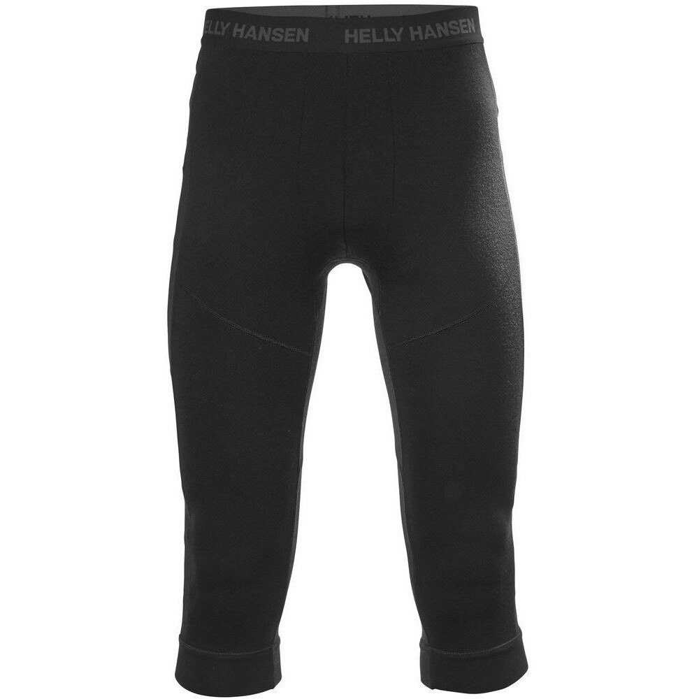 Pantaloni de crop pentru femei, Helly Hansen W Hh Lifa Merino 3/4 Bt Pant, Negru, S