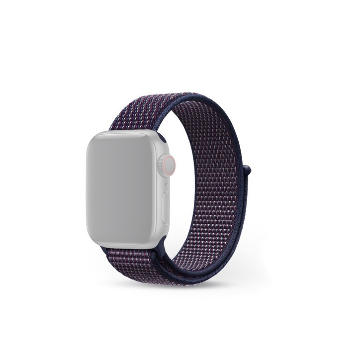 Apple Watch szövet sport szíj - Devia Deluxe Series Sport3 Band - 42/44/45/49 mm- indigo