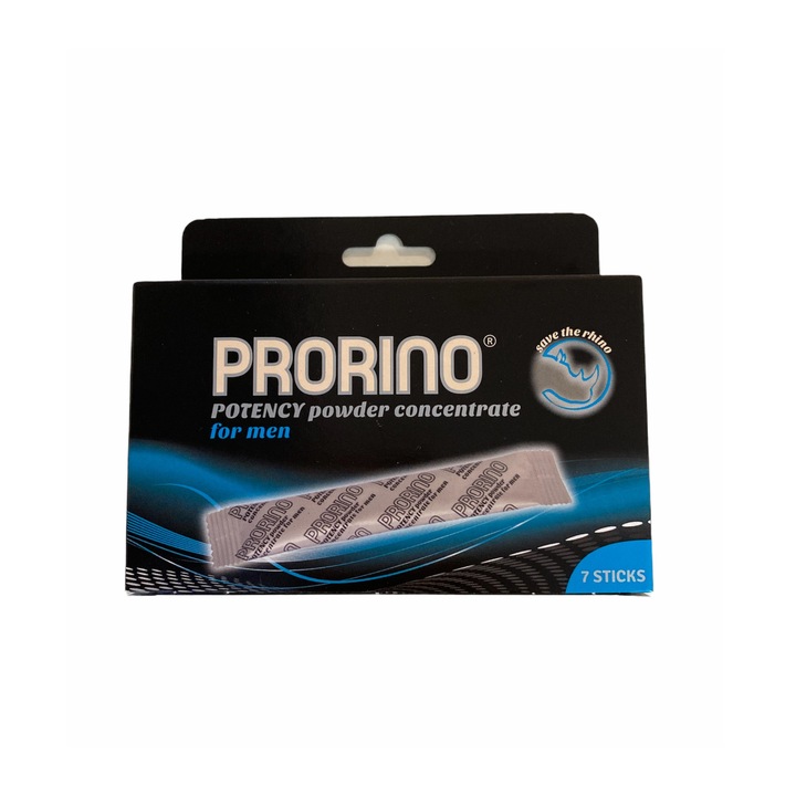 Концентриран афродизиак на прах за потентност Prorino Potency Men, 7 Сашета на прах