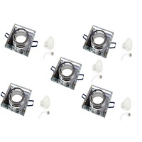 set 5 spoturi gu10 din sticla transparenta cu oglinda becuri led incluse imagen 36_0_
0