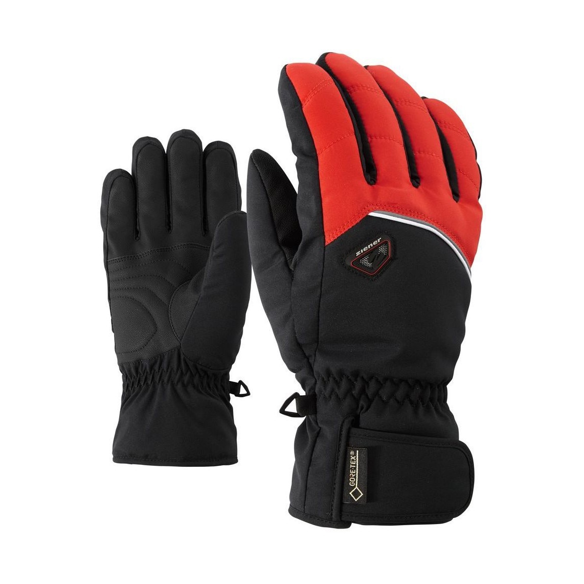 Manusi de schi, Ziener Glarn Gtx, Negru, 10