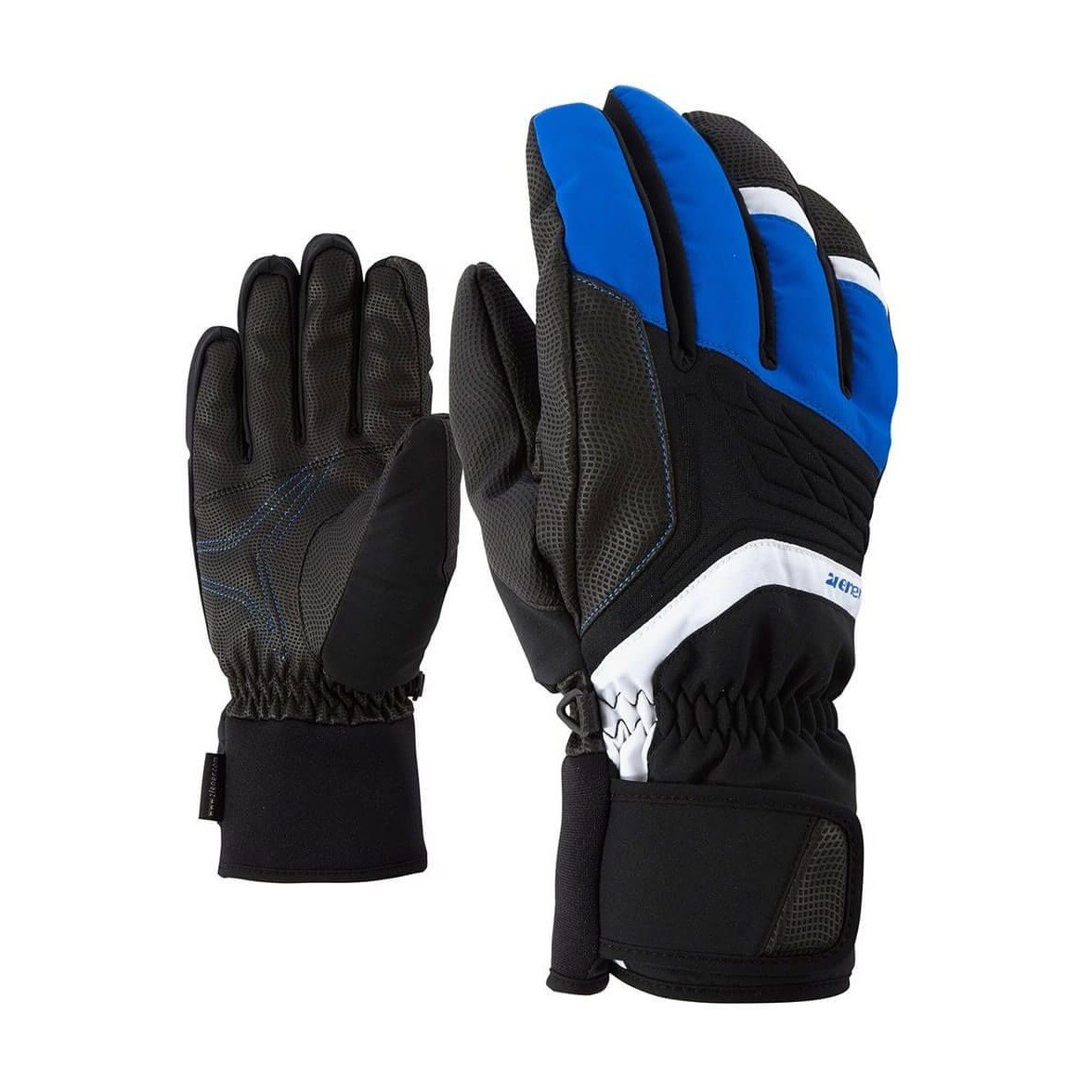 Manusi de schi, Ziener Galvin As, Negru, 9.5