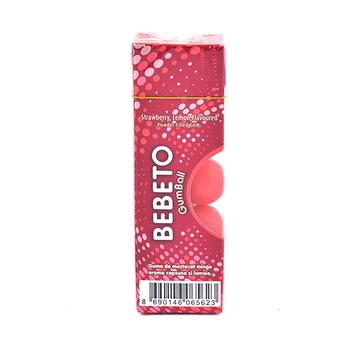 Guma de mestecat Bebeto cu capsuni si lamaie 12x 25 g Guma de mestecat Bebeto cu capsuni si lamaie 12x 25 g