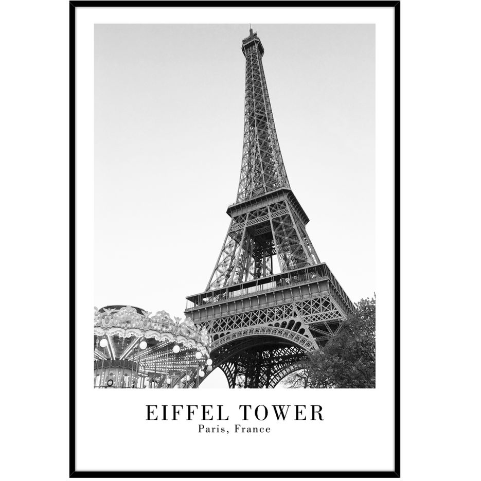 Tablou Eiffel, multicolor, 50x70 cm