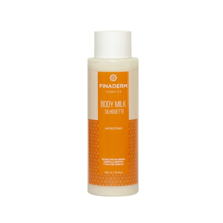 Lapte de corp Body Milk Silhouette, Impotriva Vergeturilor, Finaderm Cosmetics, 500 ml