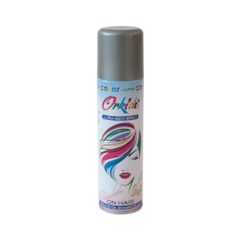 Spray nuantator argintiu pentru par Orkide Ultra Mech 150ml Spray nuantator argintiu pentru par Orkide Ultra Mech 150ml