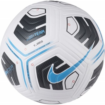 Minge fotbal Nike Academy 21 Team, alb/negru/albastru, 5 Minge fotbal Nike Academy 21 Team, alb/negru/albastru, 5