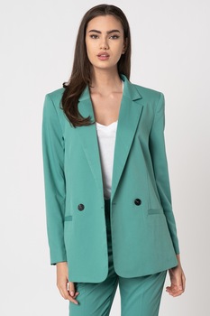 Sisters Point, Sacou cu revere Lili, Verde menta Sisters Point, Sacou cu revere Lili, Verde menta