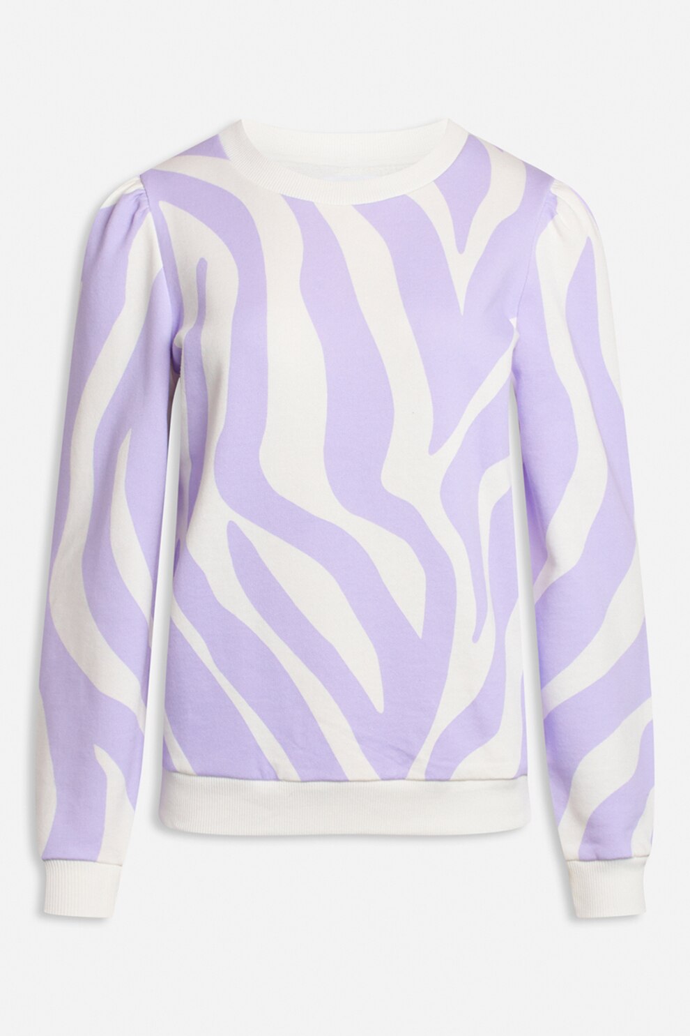 Sisters Point, Bluza sport cu model Peta, Lila/Alb