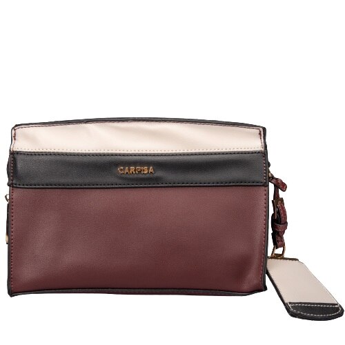 Geanta dama Carpisa BS515502, de umar, Casual, Grena