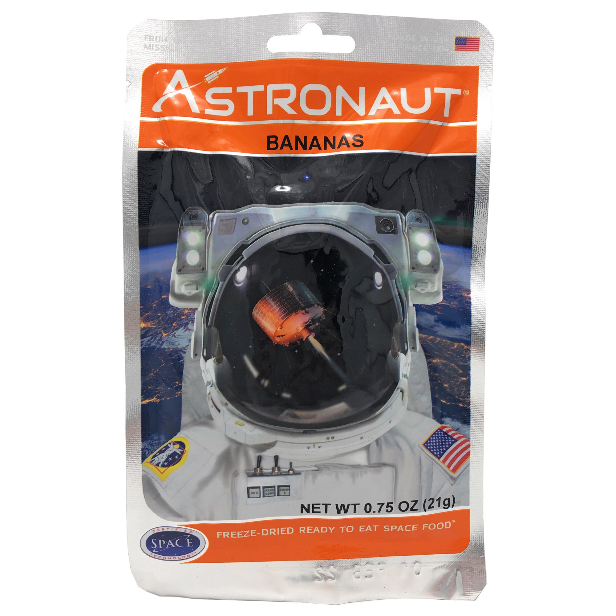 Bucati de banana uscate, Astronaut, 14 g