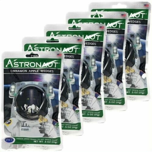 Set 5 pachete cu bucati de mar uscate cu scortisoara, Astronaut, 14 g