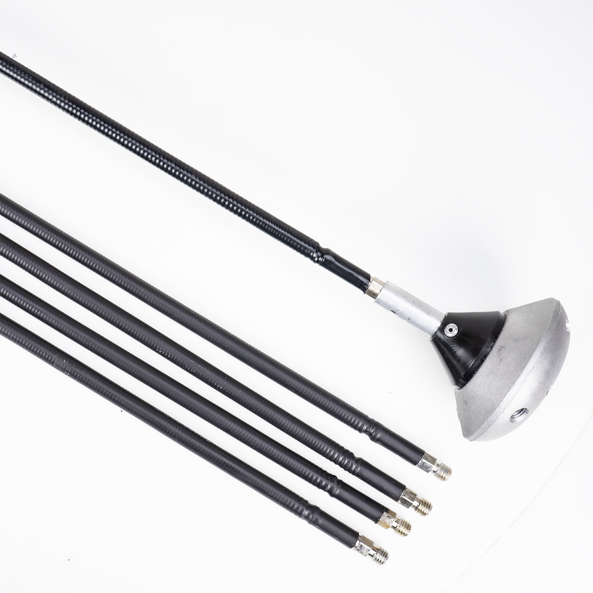 Antenne Flip CB 27 mhz LEMM MINITURBO USA Flag Longueur 110 cm