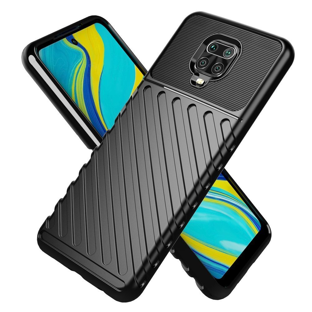 Husa de protectie Hurtel Thunder Case pentru Xiaomi Redmi 9A, TPU, Negru