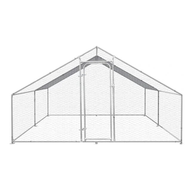 Cotet exterior din otel galvanizat pentru pasari 400x300x195cm