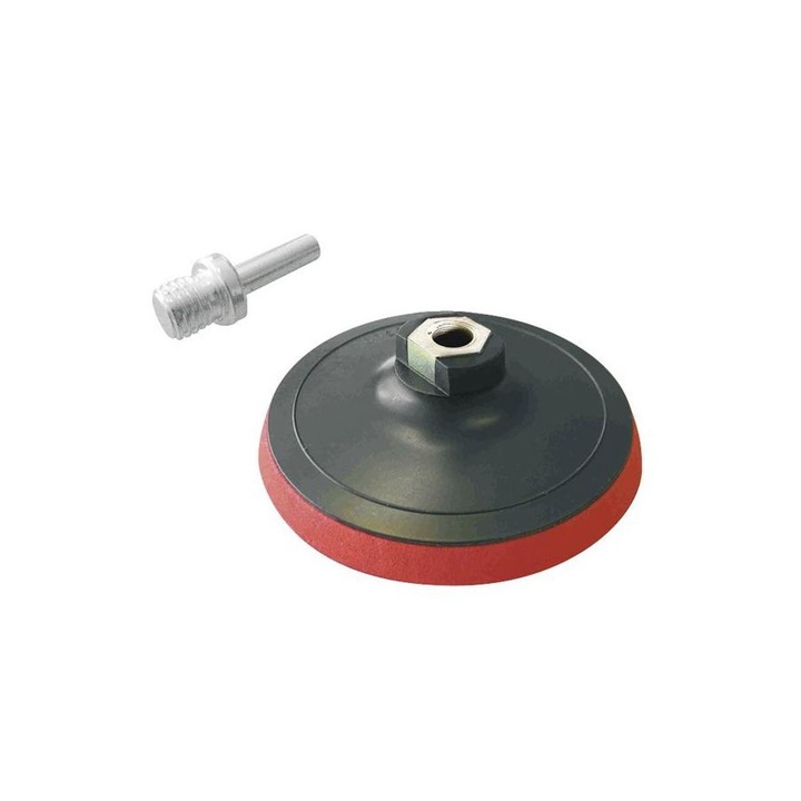 Extol gumitányér tépőzáras 115 mm fúrógép adapterrel