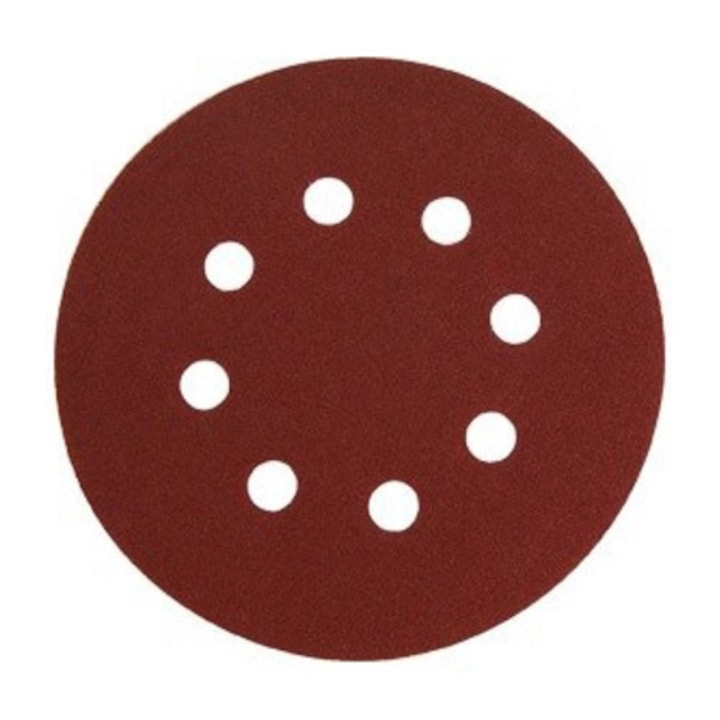 Extol csiszolótárcsa 125 mm P100 vászon lyukas 10 db / csomag