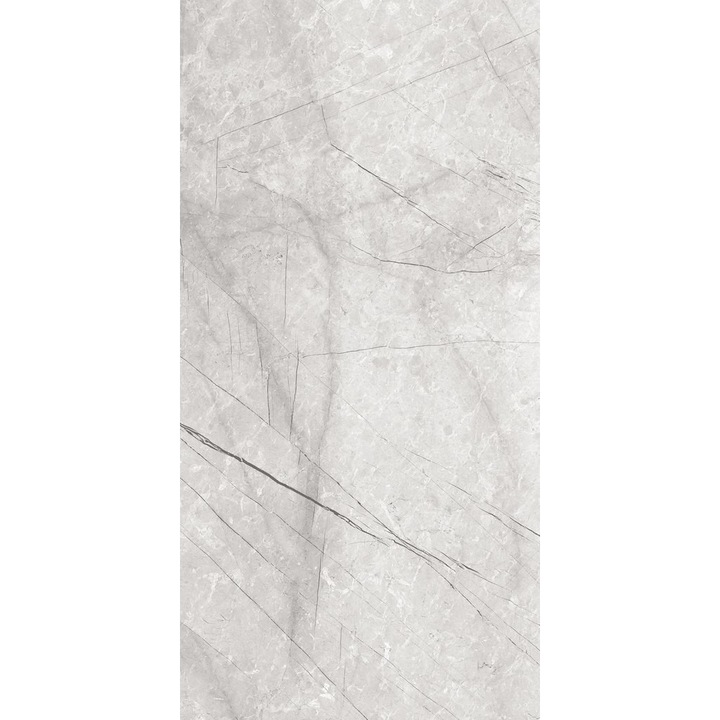 Гранитогрес Azulejos, Industrial Stone Grey Glossy, ректифициран, 60x120 см, 2 бр