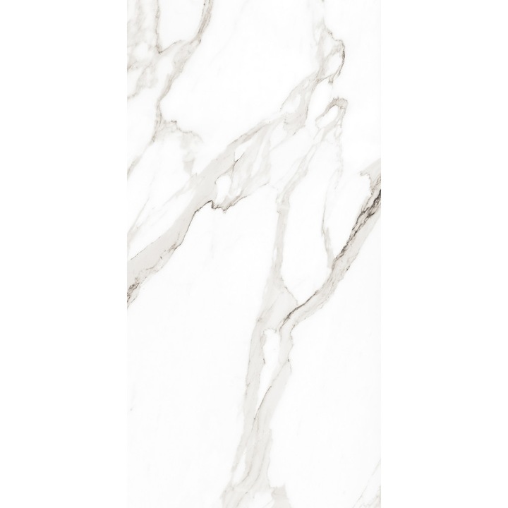 Гранитогрес Azulejos, Lincoln White Glossy, ректифициран, 60x120 см, 2 бр