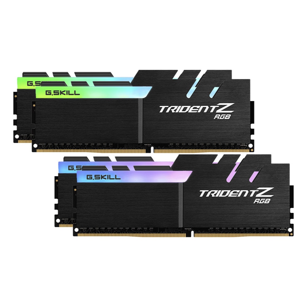Memorie G.SKILL Trident Z RGB 4x8GB DDR4 PC4-32000 4000MHz CL15 F4-4000C15Q-32GTZR