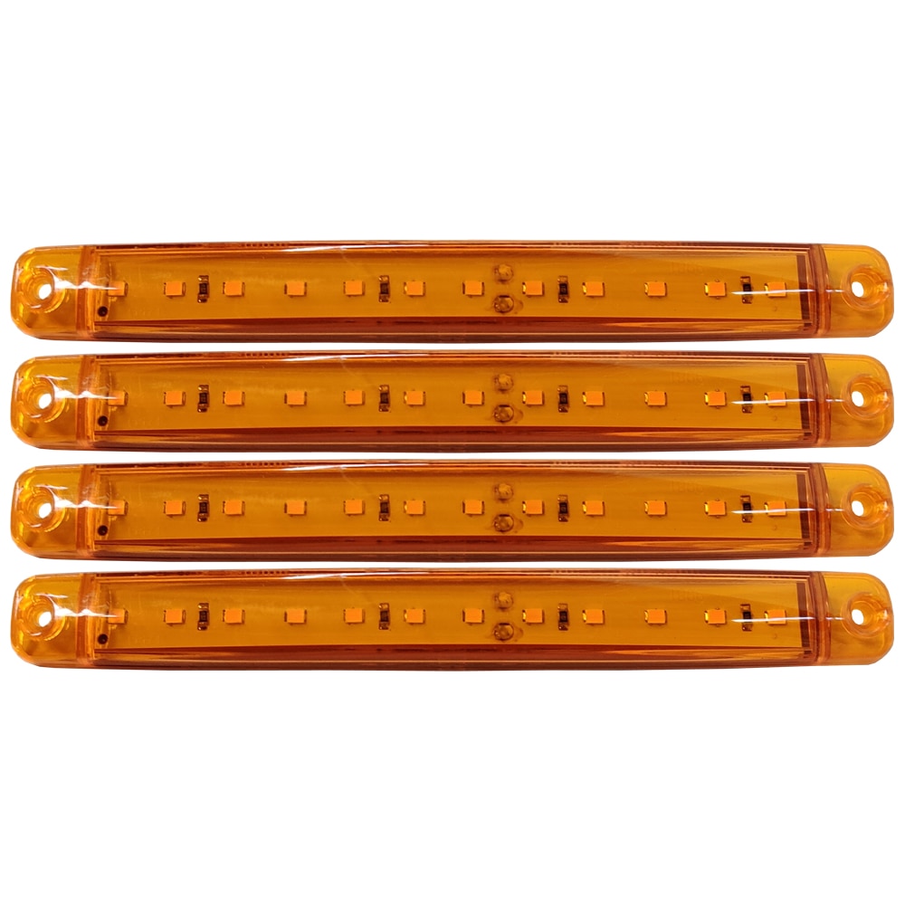 Lampa gabarit cu 12 LED-uri 12/24V set 4buc Cridem - Galben