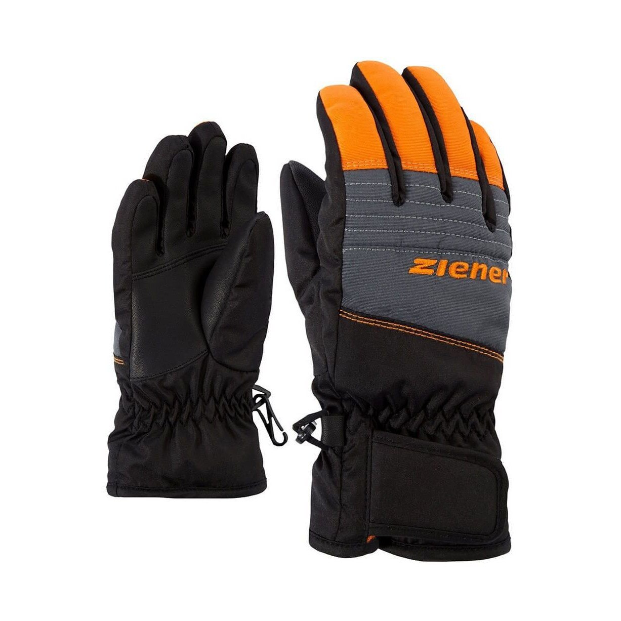Manusi de schi, Ziener Lopi Glove Junior, Negru, 6