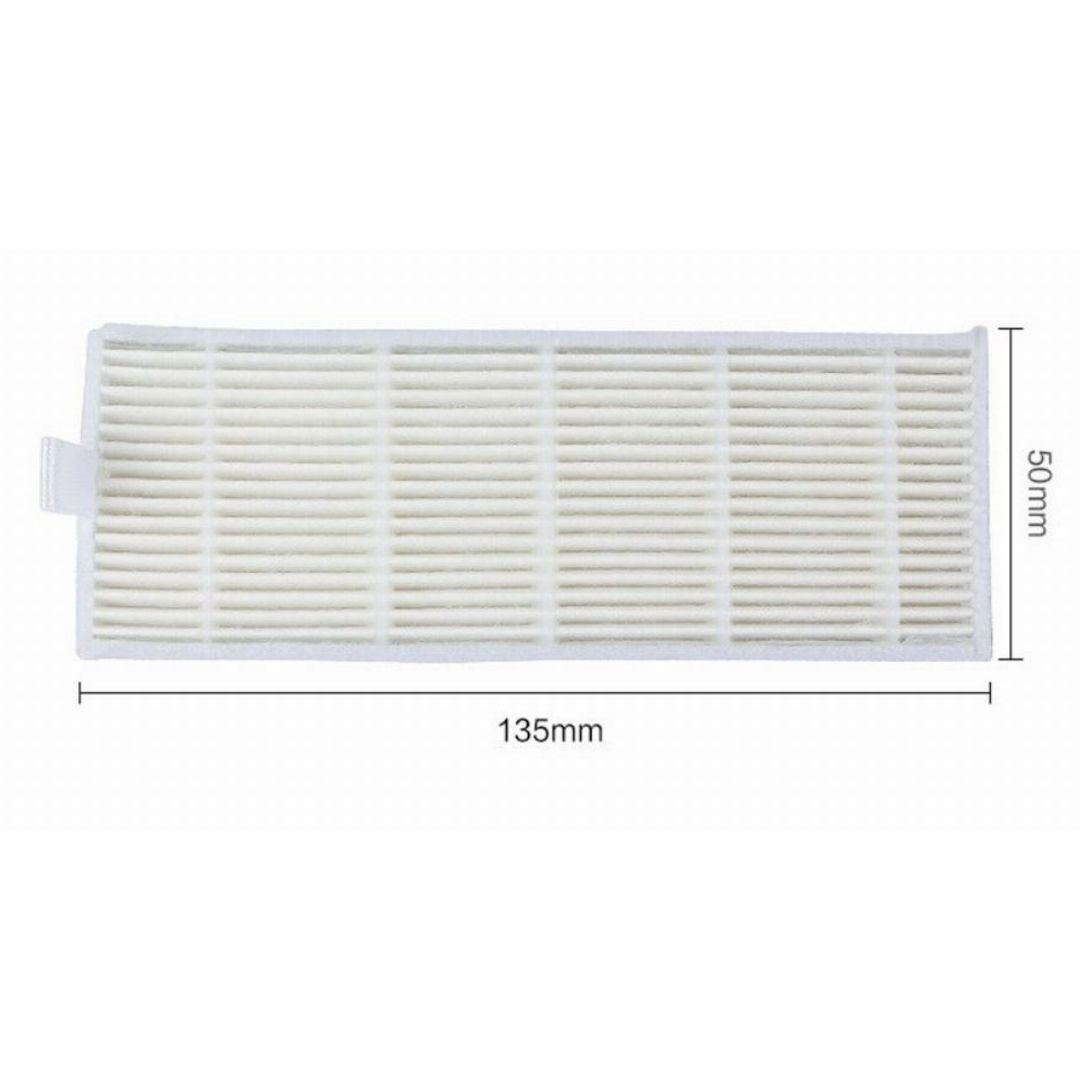 Filtru Hepa pentru aspirator iLife, Toni, FF169, Hartie/Microfibra, Alb