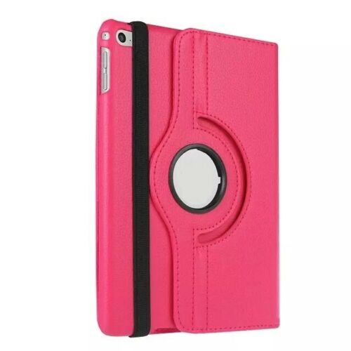Husa pentru iPad Air 1 / 2 rotativa 360 hot pink