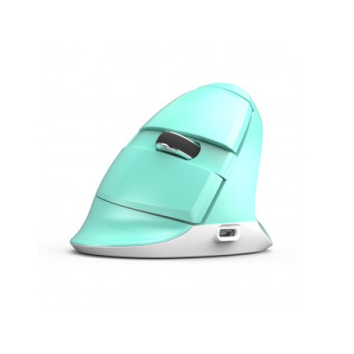 Mouse Mini, DELUX M618, Verde deschis, USB, 2400 DPI, Li-poli 1000mAh